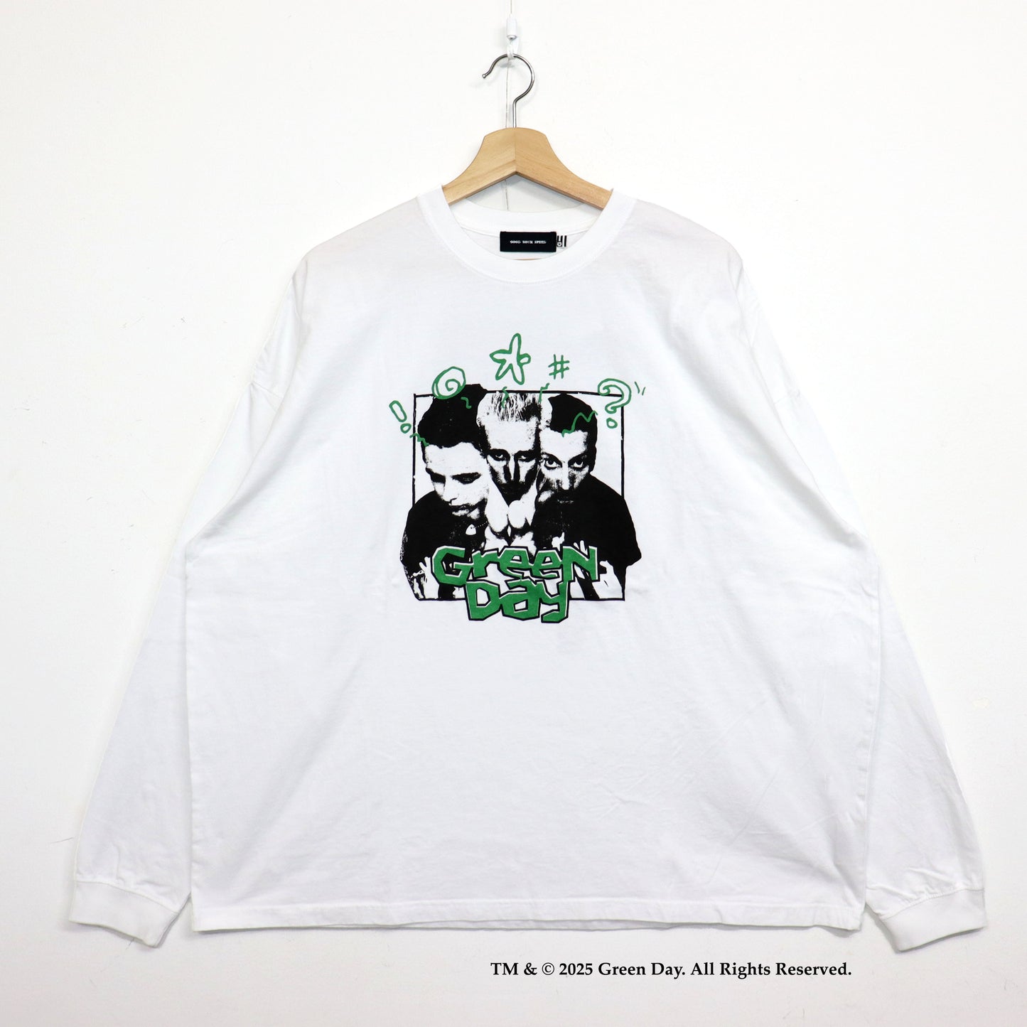 GOOD ROCK SPEED: GREEN DAY BIG L/S TEE