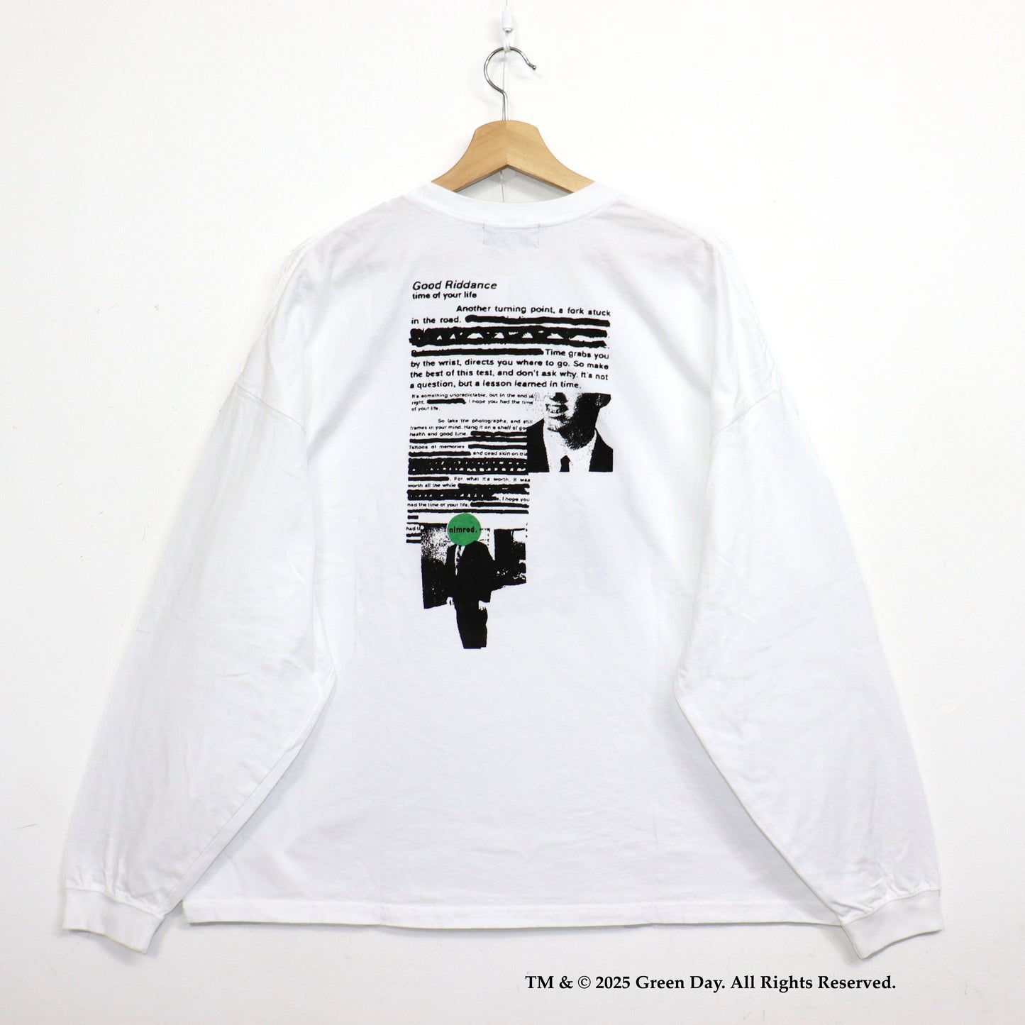 GOOD ROCK SPEED: GREEN DAY BIG L/S TEE
