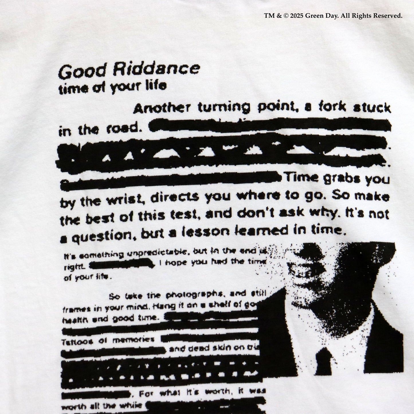 GOOD ROCK SPEED: GREEN DAY BIG L/S TEE