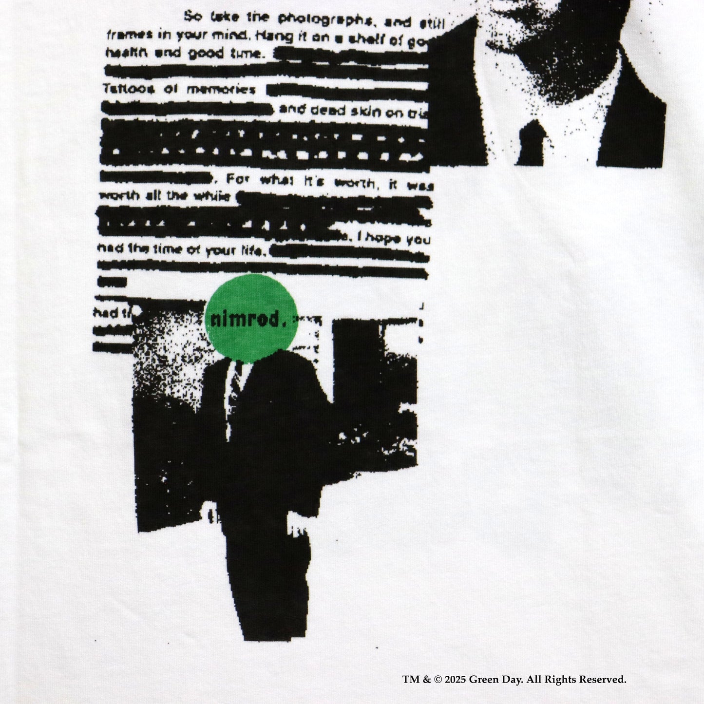 GOOD ROCK SPEED: GREEN DAY BIG L/S TEE