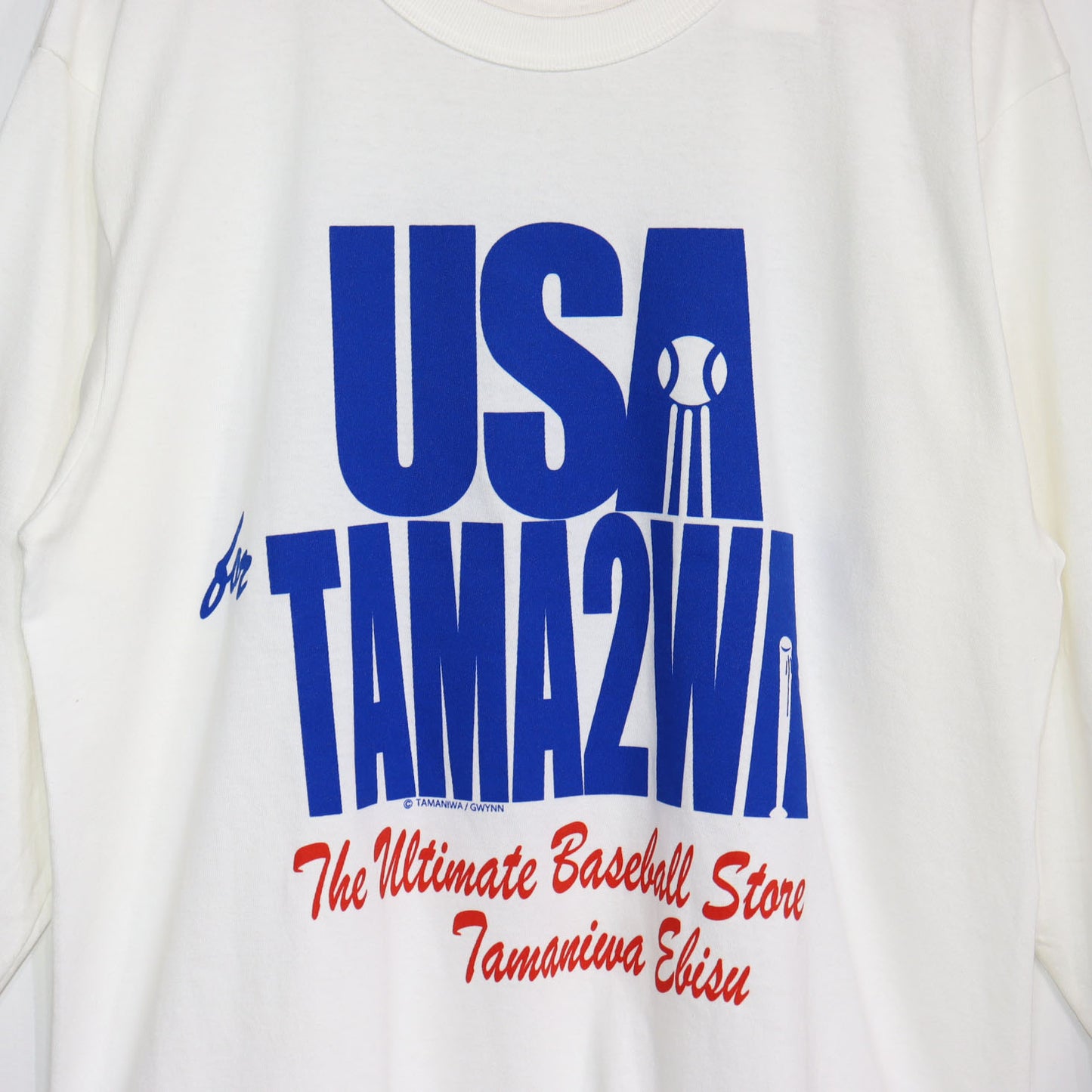 TAMANIWA:TMNW-112 USA TAMA2WA BB TEE - WHITE