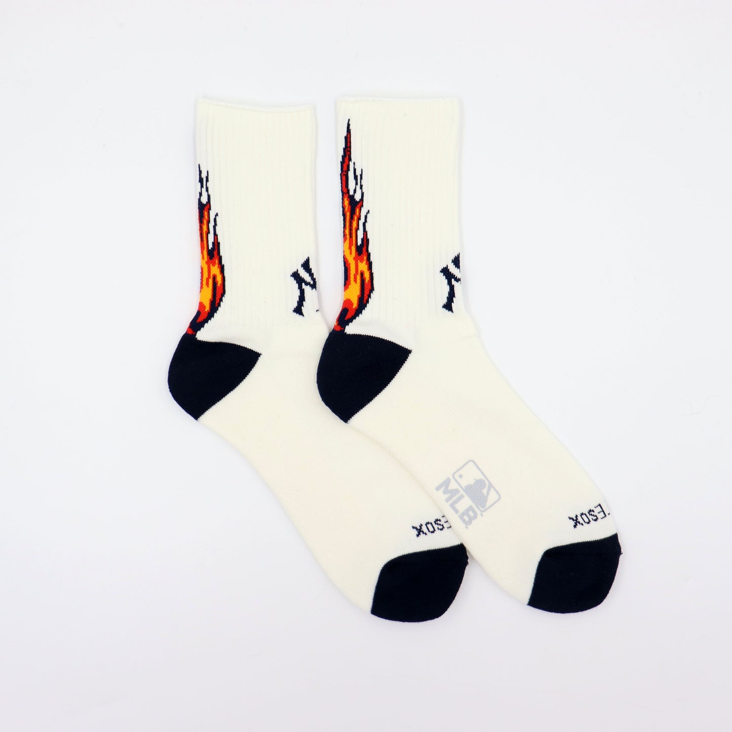 MLB×ROSTER SOX :MLB-192 MLB FIRE SOCKS