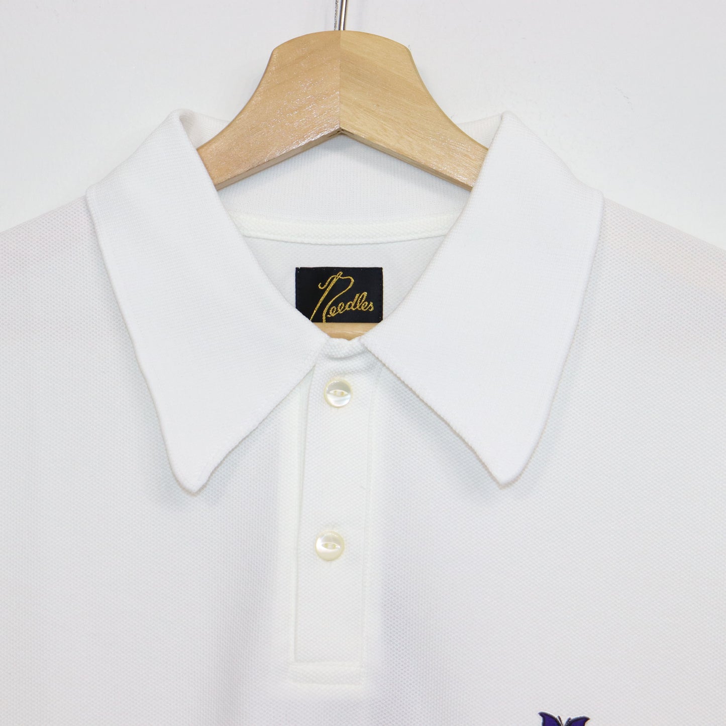 Needles : S/S Polo Shirt - Poly Pique