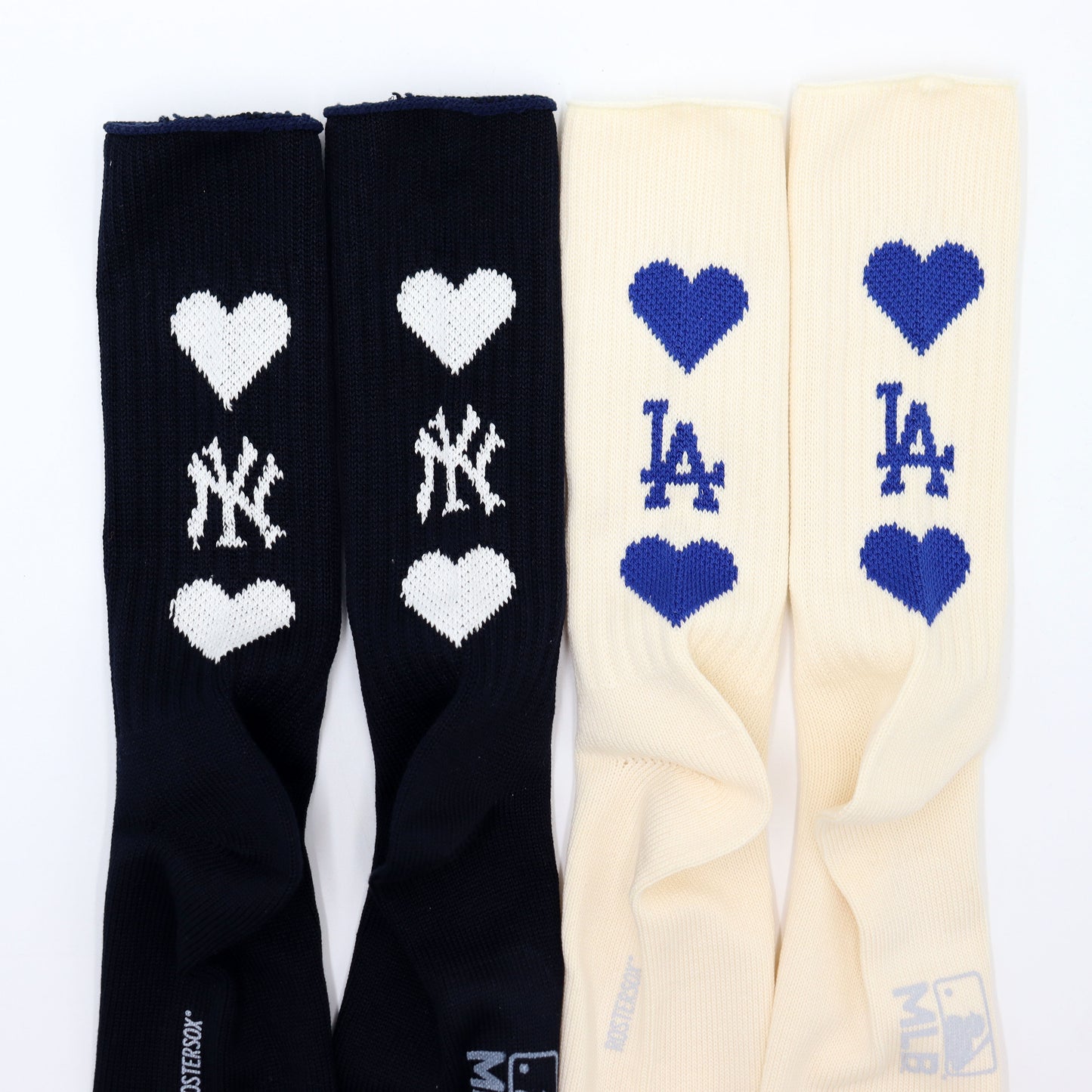 MLB×ROSTER SOX:MLB-304 MLB Heart Jacqard SOCKS