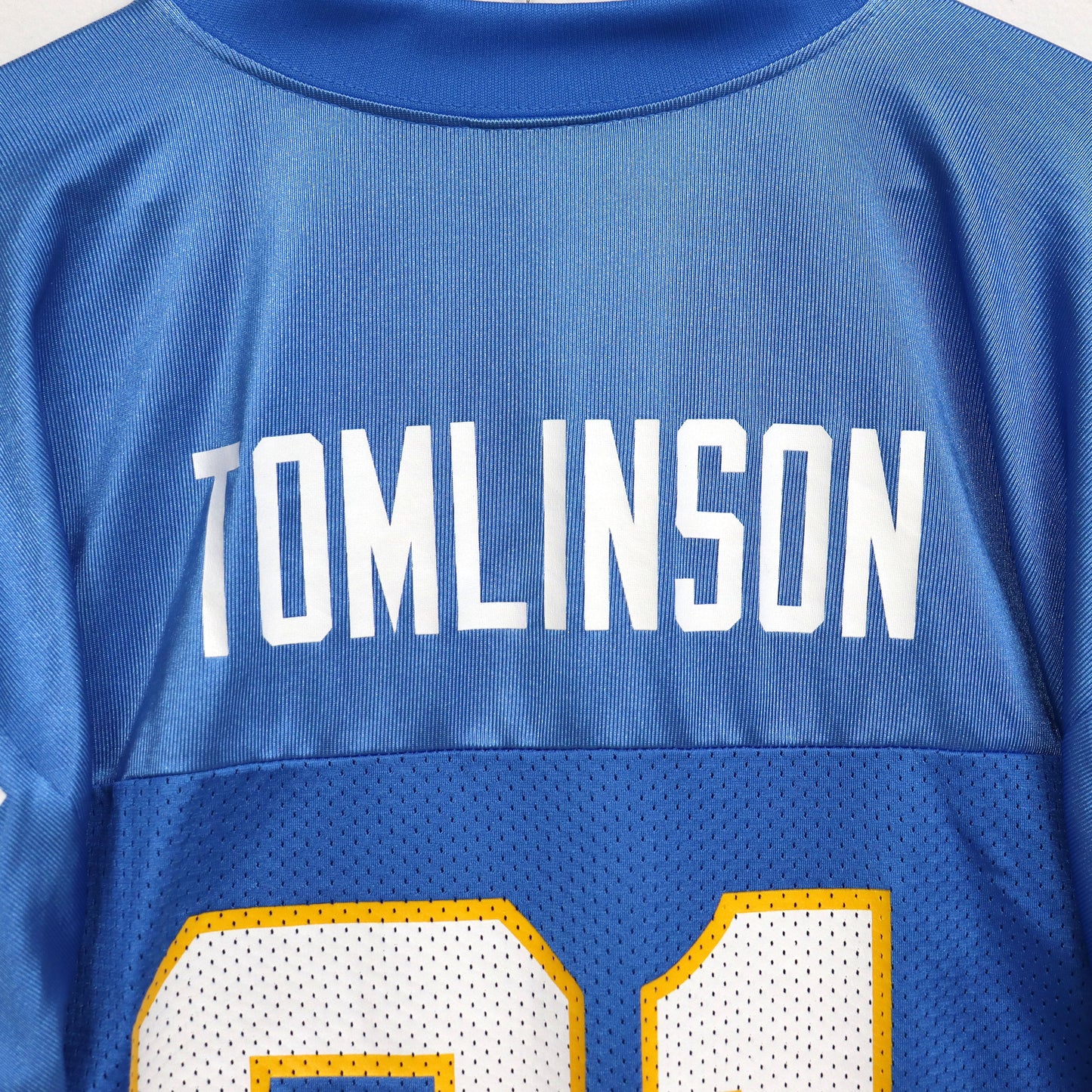used : (Reebok) NFL Chargers 50th Anv. Football Tee