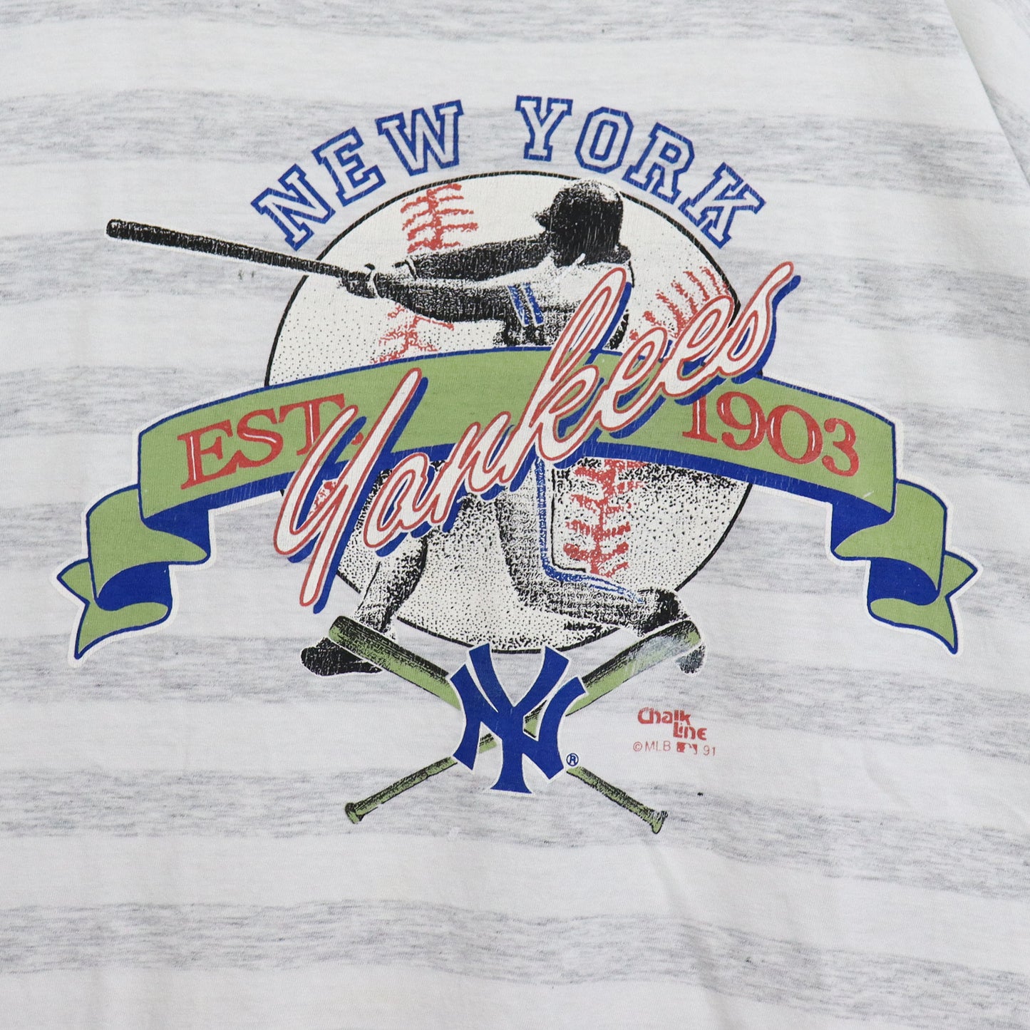 used : (chalk line) 1903 Yankees Border Tee
