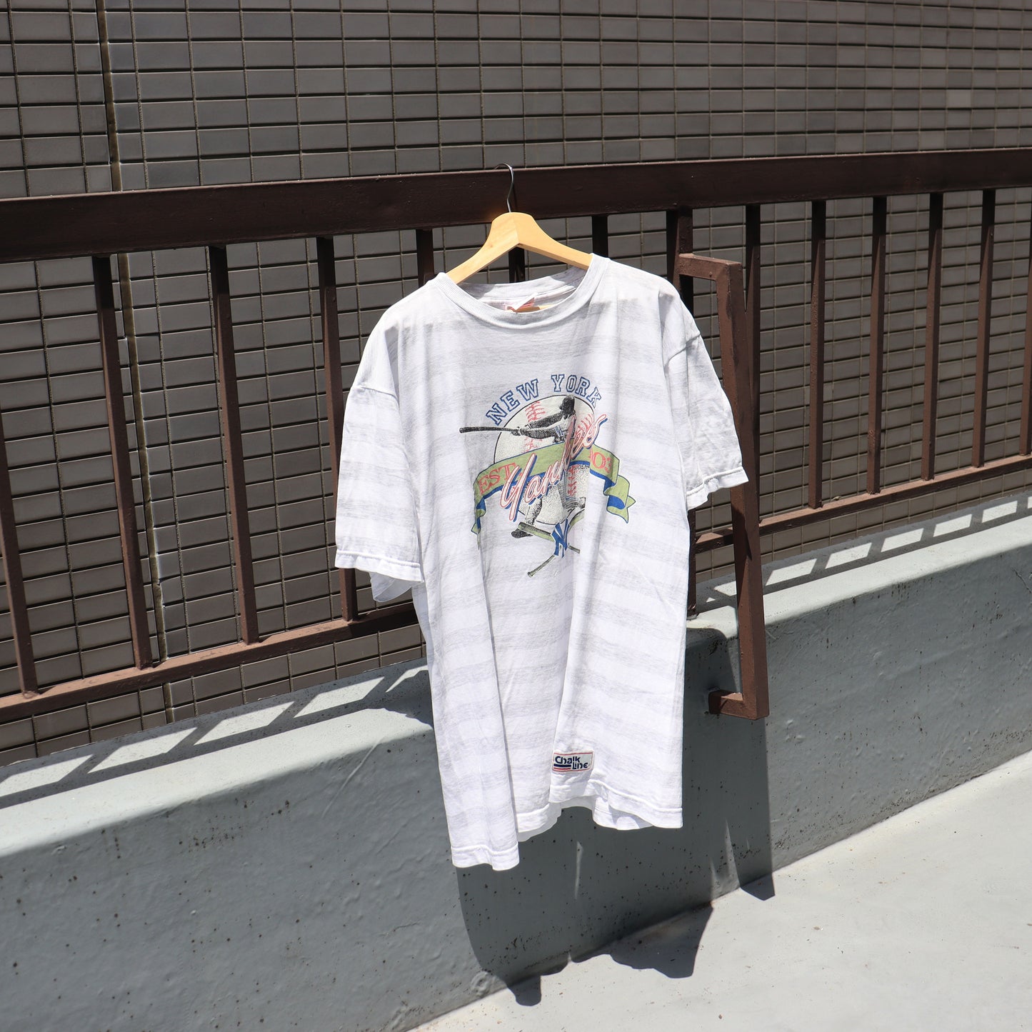 used : (chalk line) 1903 Yankees Border Tee