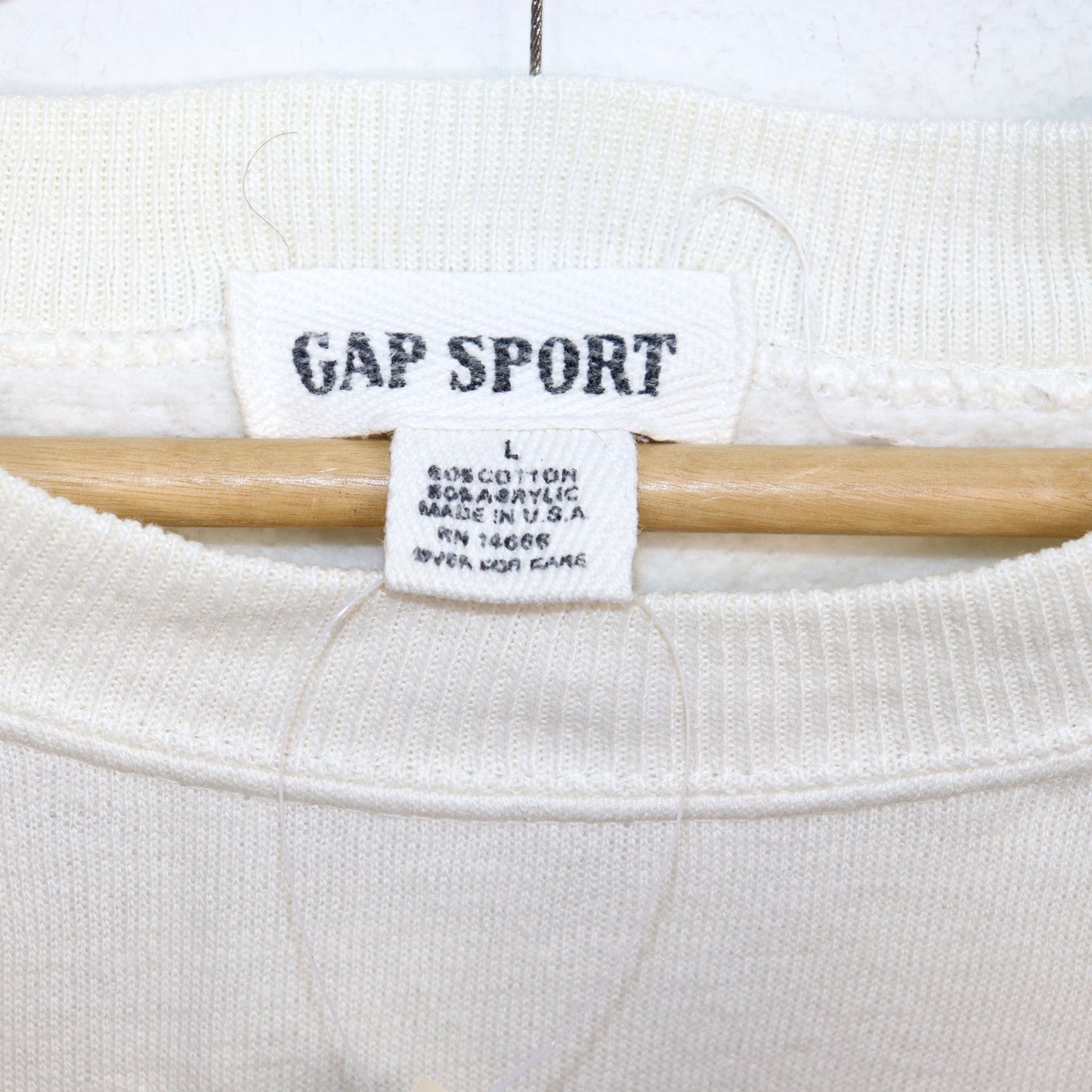 COPYCAT : "Smile" L/S Sweat - White×Blue