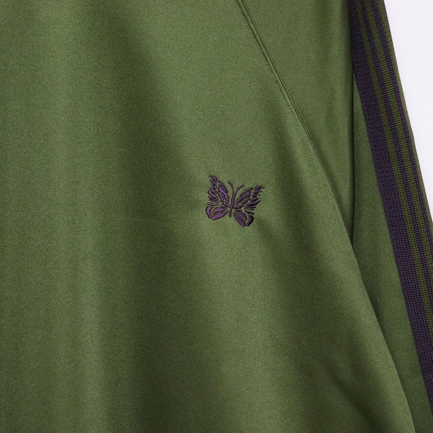 Needles:Track Crew Neck Shirt - Poly Smooth 【Olive】