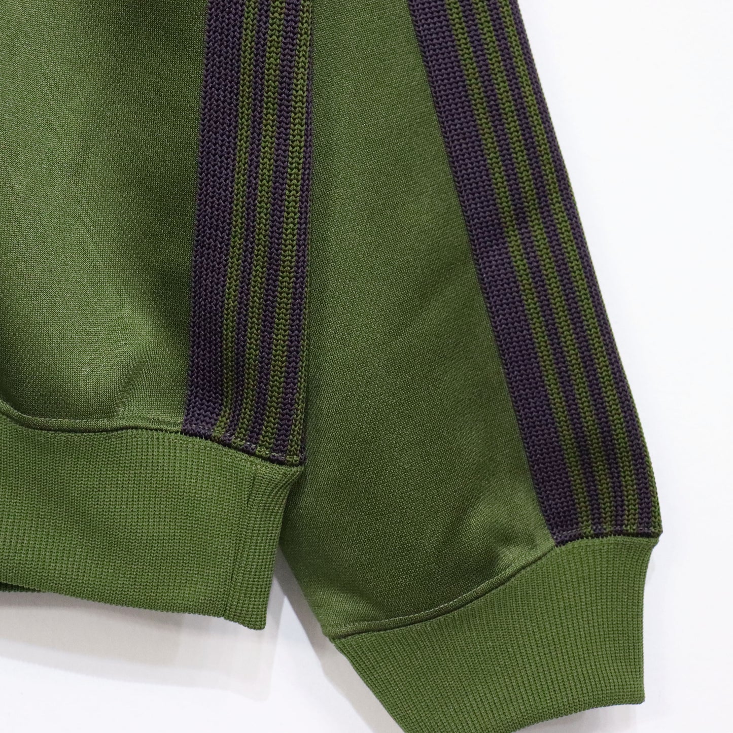 Needles:Track Crew Neck Shirt - Poly Smooth 【Olive】