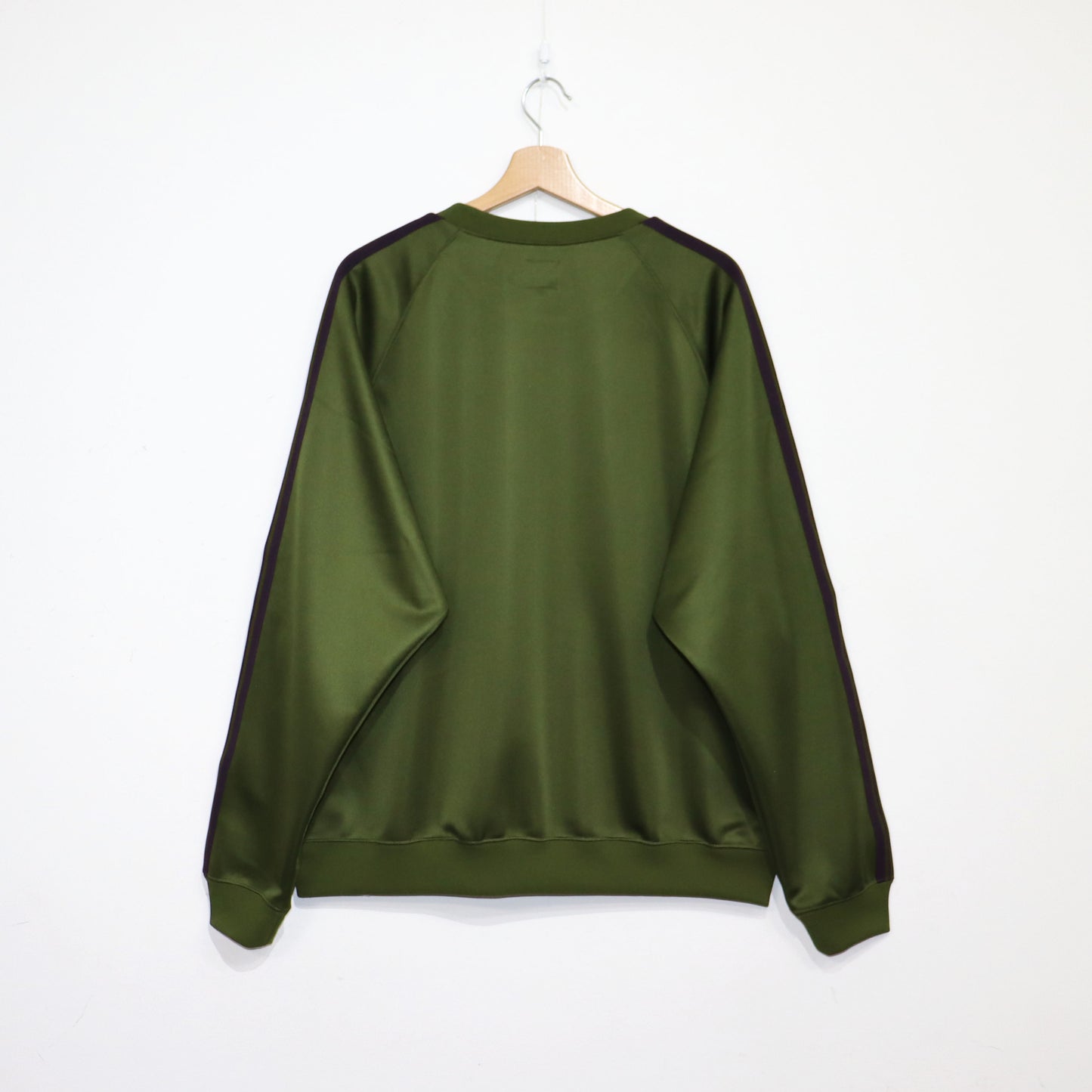 Needles:Track Crew Neck Shirt - Poly Smooth 【Olive】