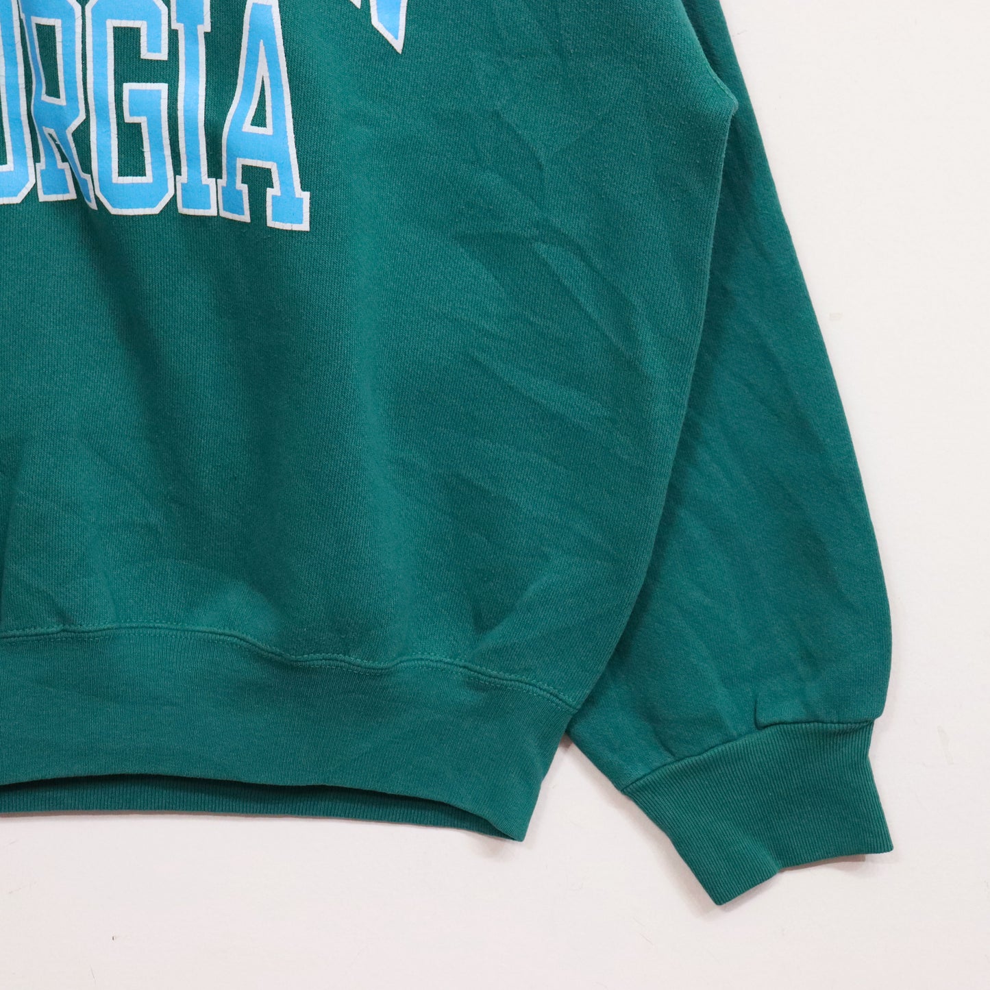 COPYCAT : (Tultex)"North Georgia" L/S Sweat - Teal×Lt.Blue