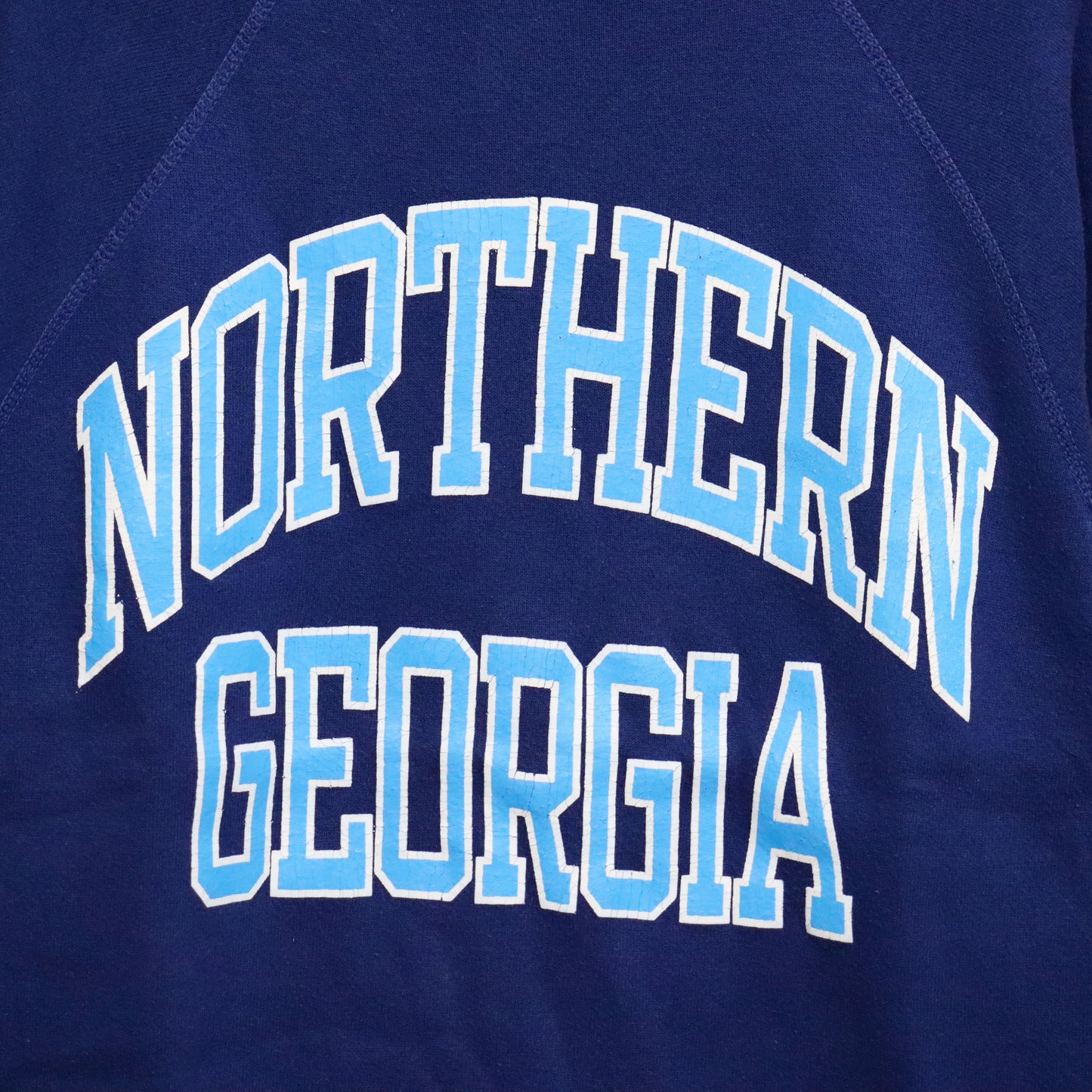 COPYCAT : (Tultex) "North Georgia" L/S Sweat - Blue×Lt.Blue #1