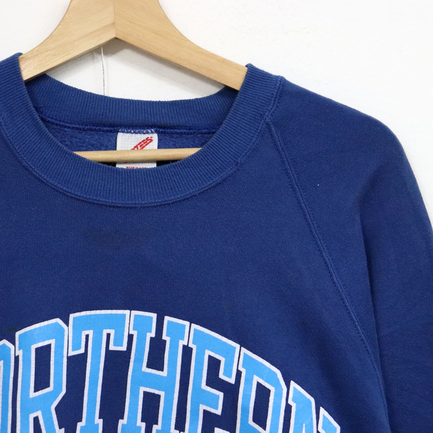 COPYCAT : (Jerzees) "North Georgia" L/S Sweat - Blue×Lt.Blue #2