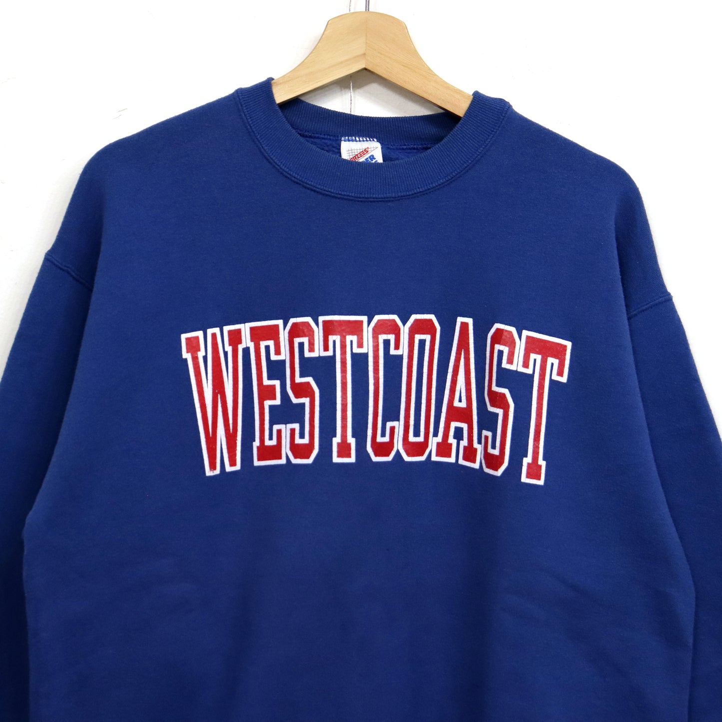 COPYCAT : (Jerzees) "North Georgia" L/S Sweat - Blue×Red