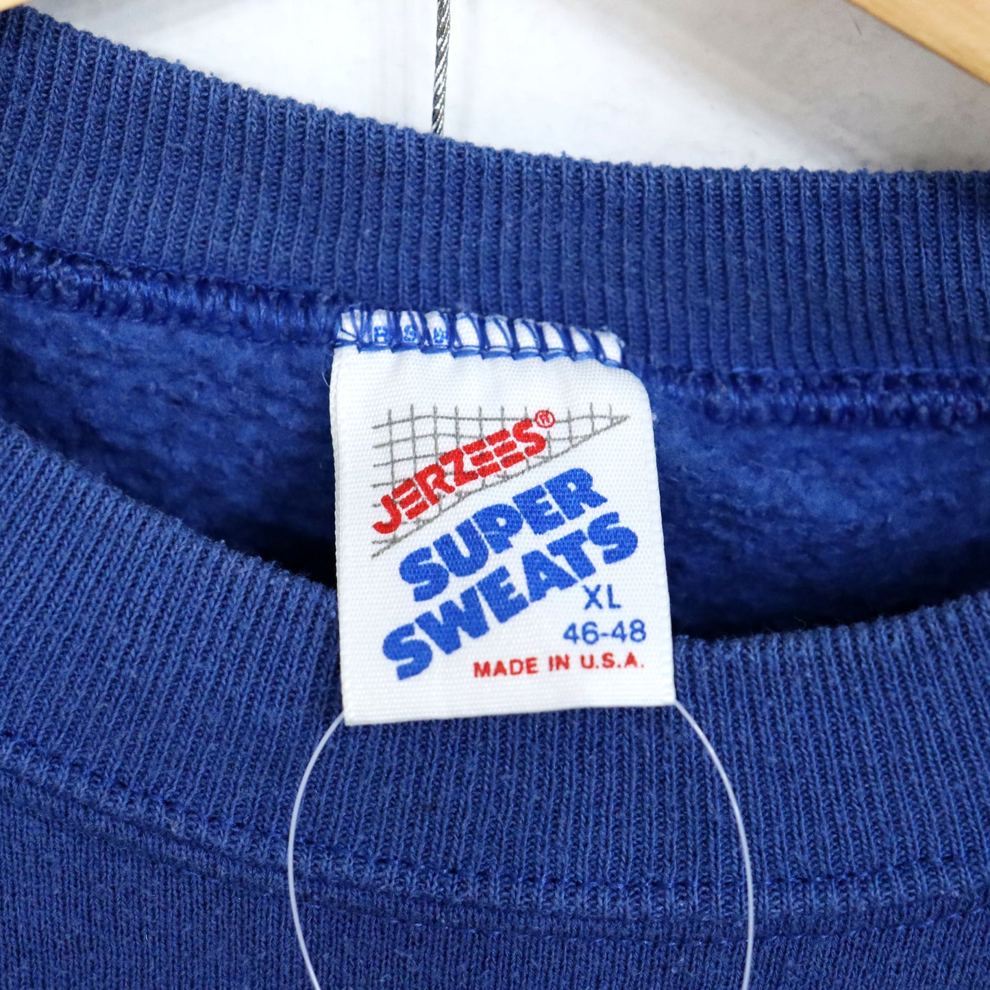 COPYCAT : (Jerzees) "North Georgia" L/S Sweat - Blue×Red
