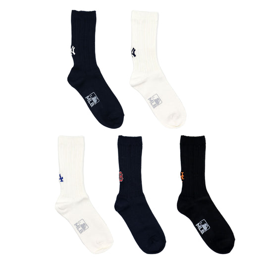 MLB×ROSTER SOX: MLB-197 MLB RIB SOCKS