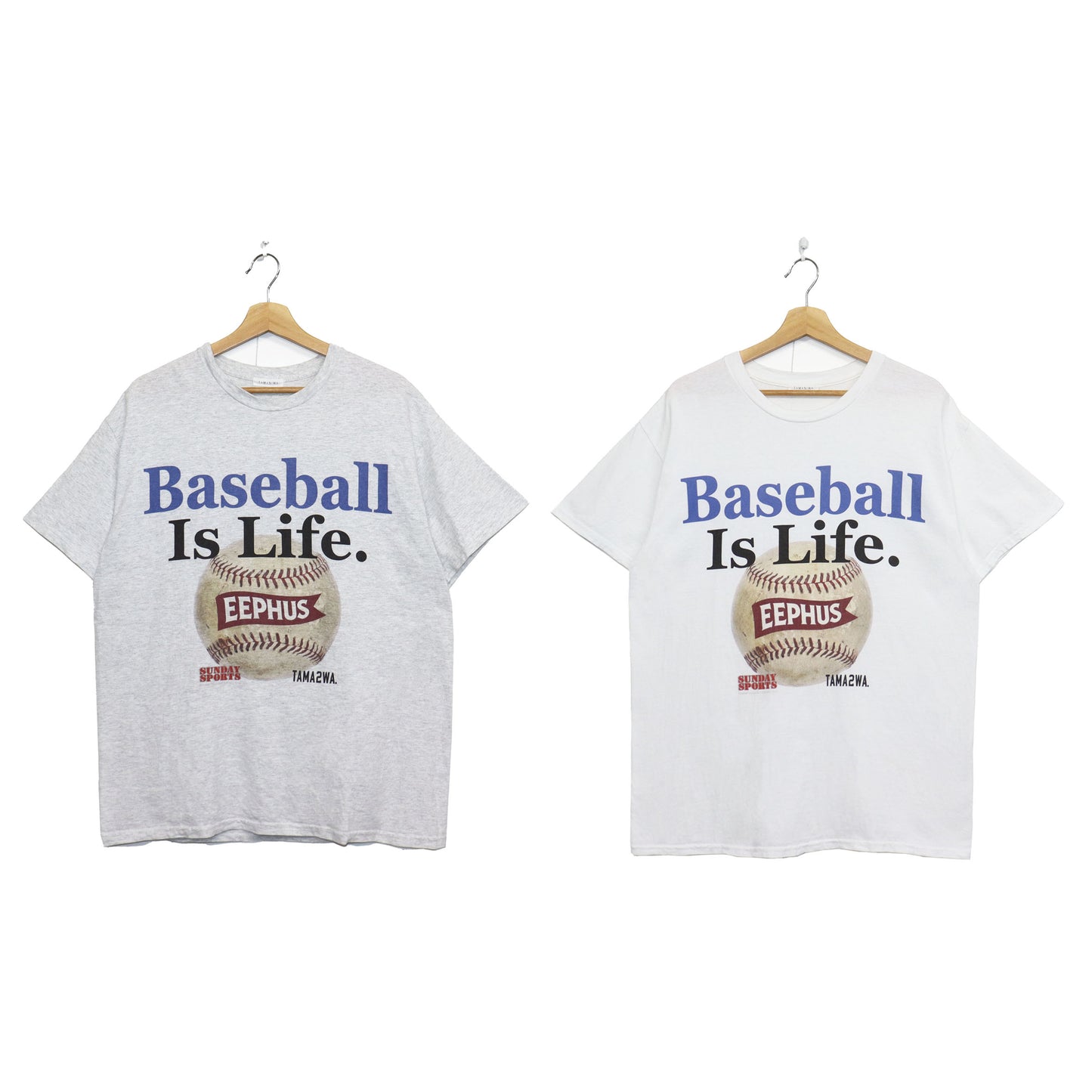 TAMANIWA:「さよならはスローボールで」Baseball is Life S/S Tee