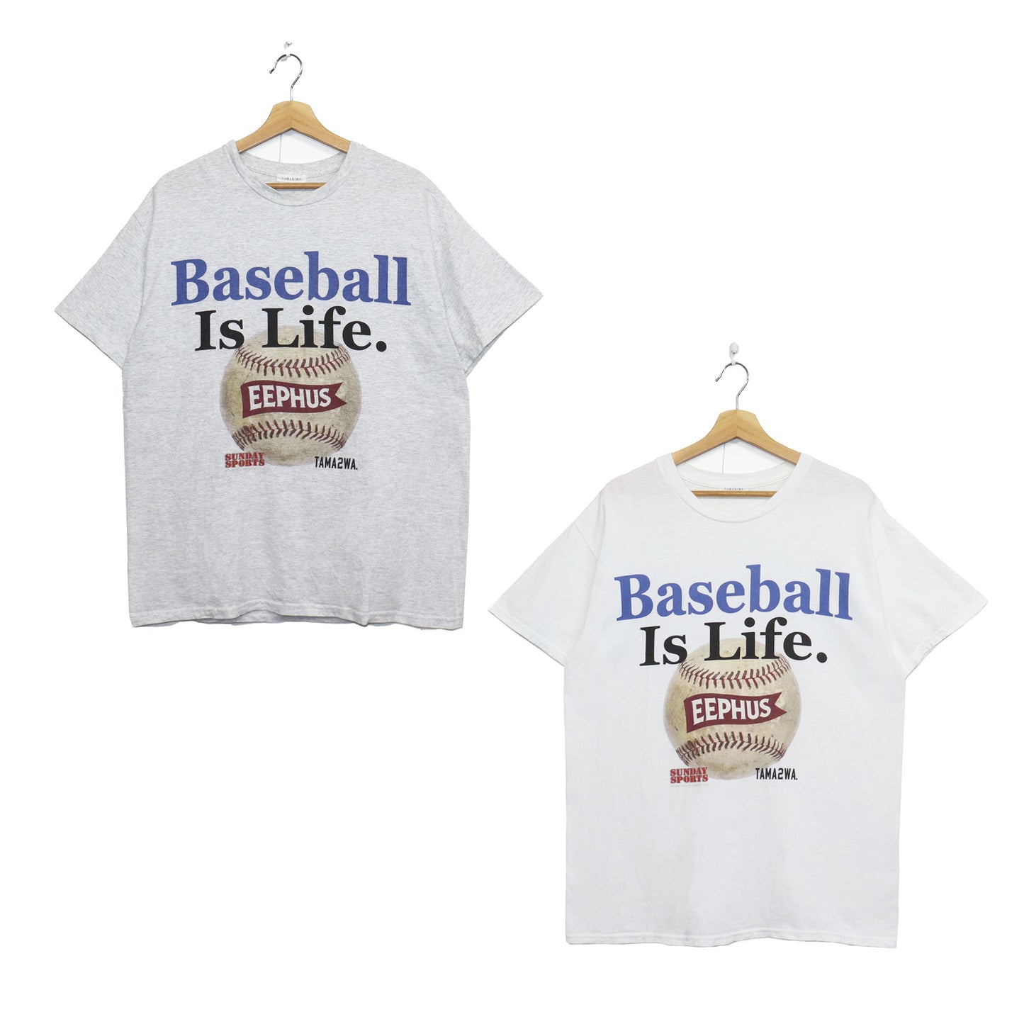 TAMANIWA:「さよならはスローボールで」Baseball is Life S/S Tee