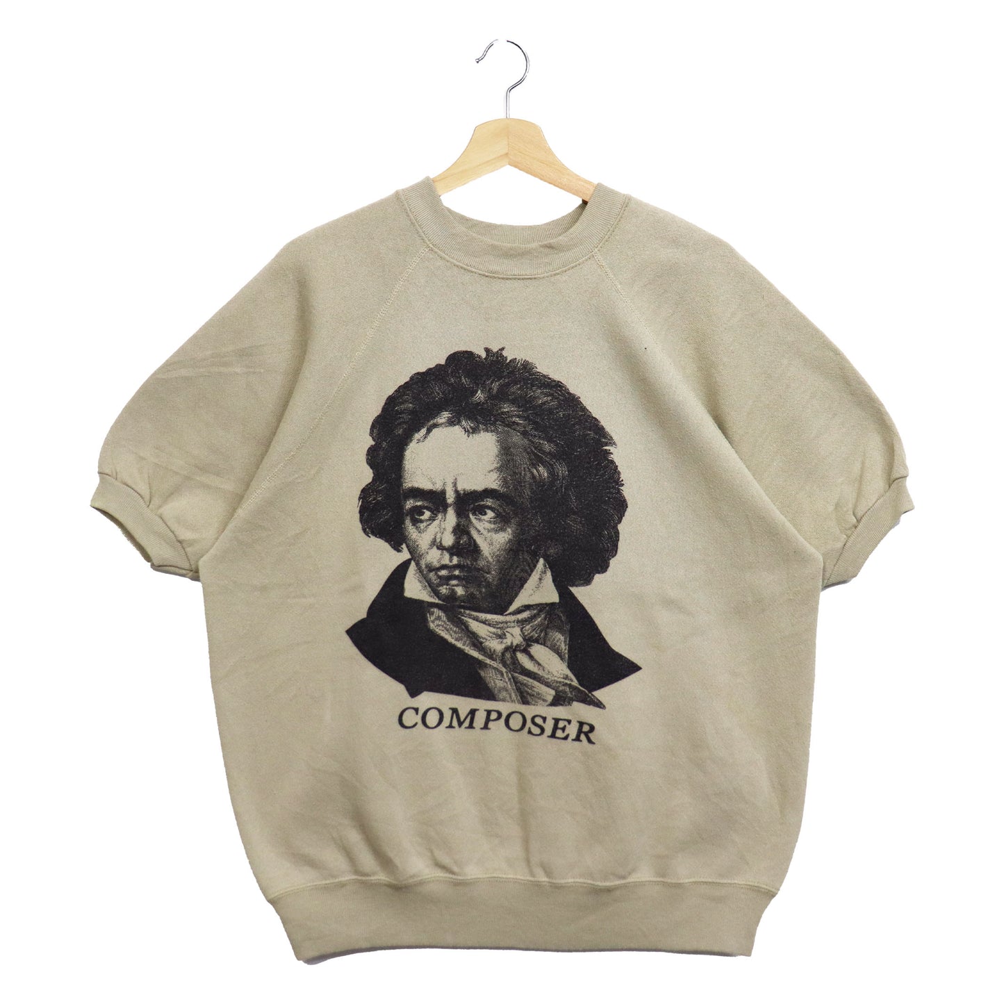 COPY CAT : "Composer" S/S Sweat - Beige