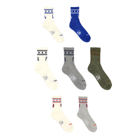 MLB×ROSTER SOX: MLB-177 MLB CAL SOCKS