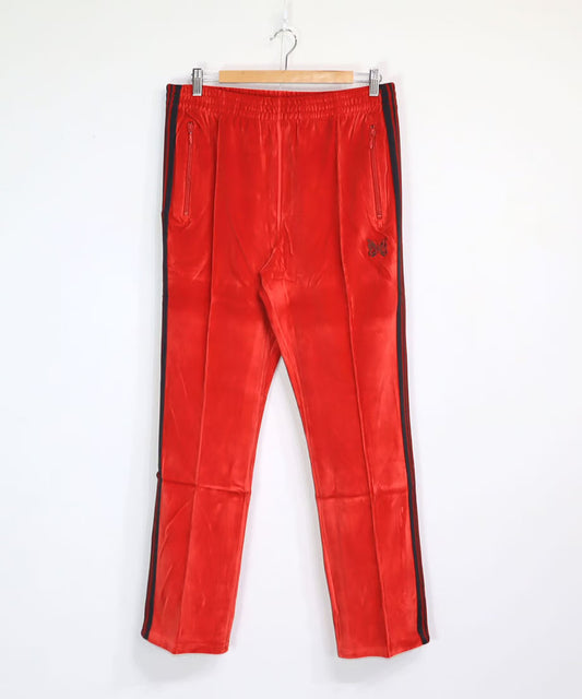 Needles:NARROW TRACK PANT - C/PE VELOUR 【RED】