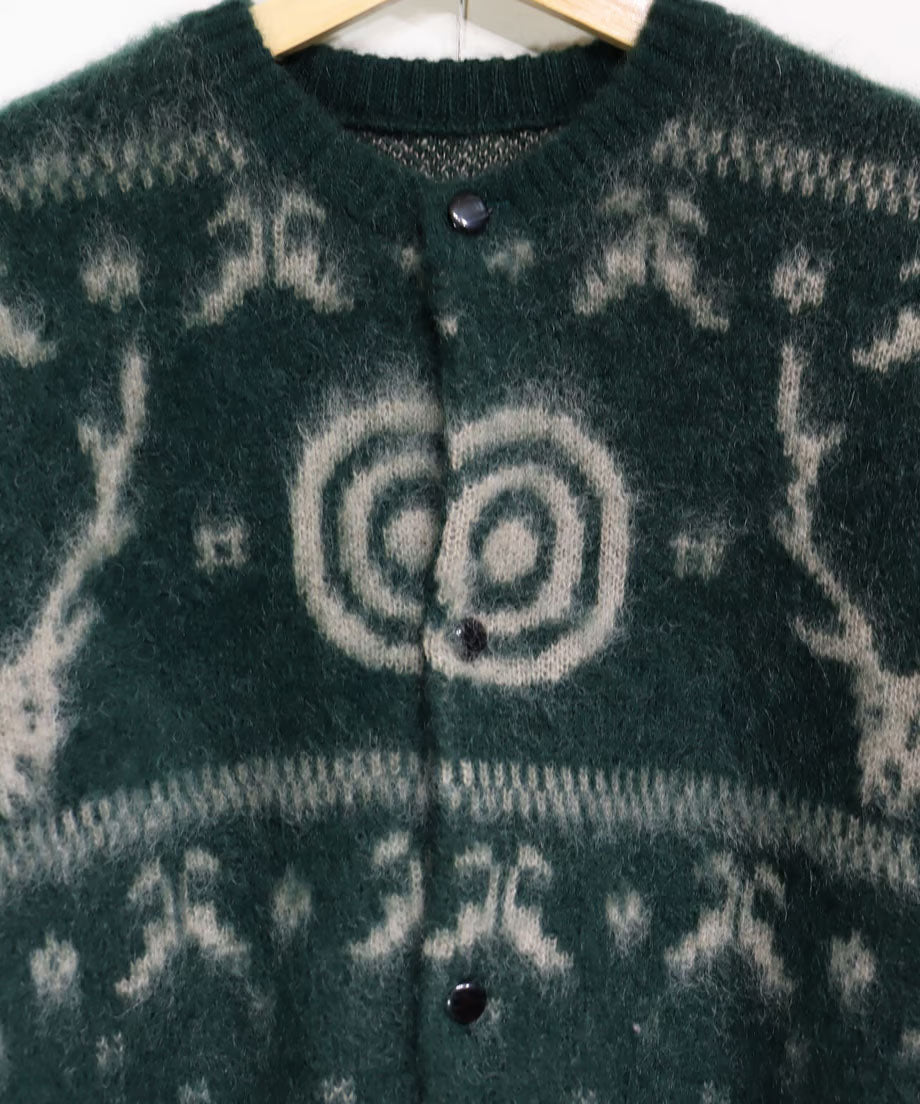 South2 West8:LOOSE FIT CREW NECK CARDIGAN - S2W8 NORDIC