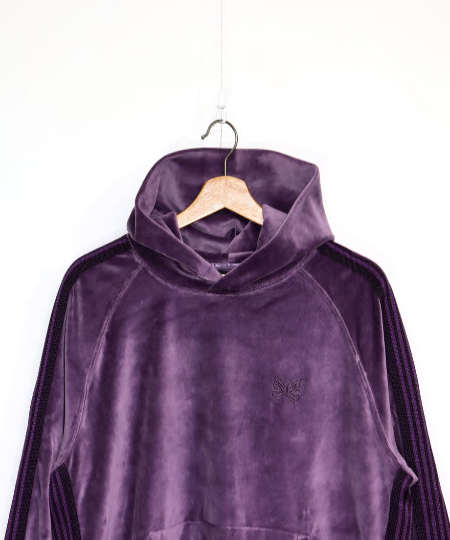 Needles:Track Hoody - C/Pe Velour 【PURPLE】