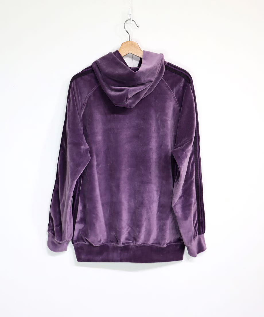 Needles:Track Hoody - C/Pe Velour 【PURPLE】