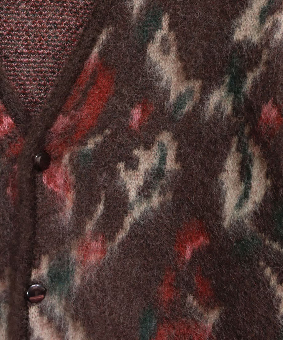 Needles:MOHAIR CARDIGAN - ROSE