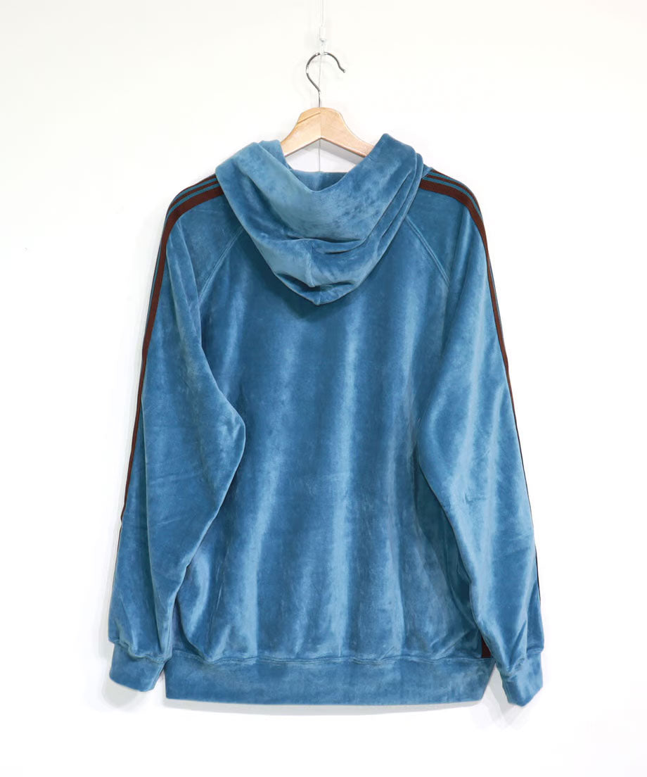 Needles:Track Hoody - C/Pe Velour 【BLUE】