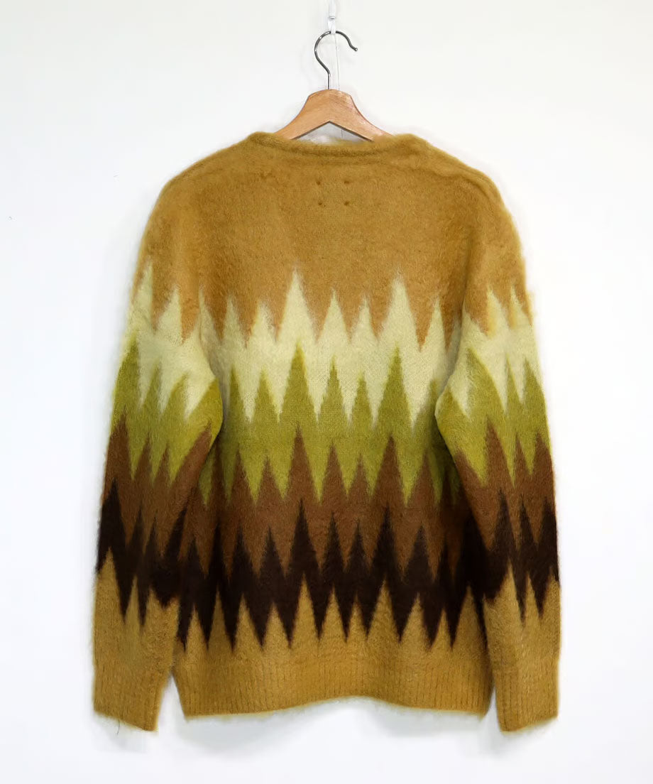 Needles:MOHAIR CARDIGAN - ZIGZAG