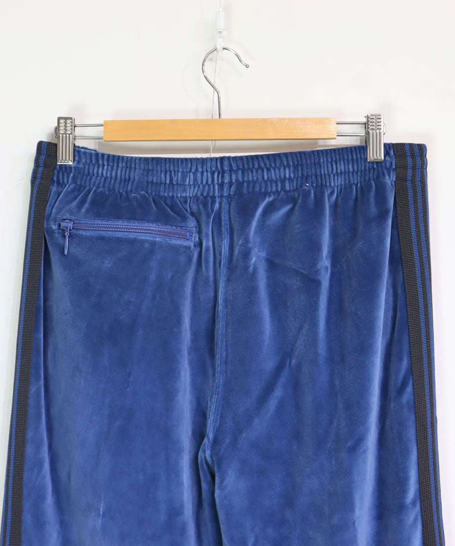 Needles:NARROW TRACK PANT - C/PE VELOUR 【SMOKE BLUE】