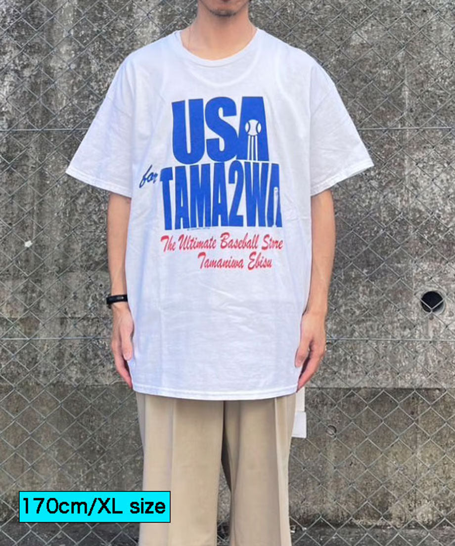 TAMANIWA:USA TAMA2WA S/S Tee