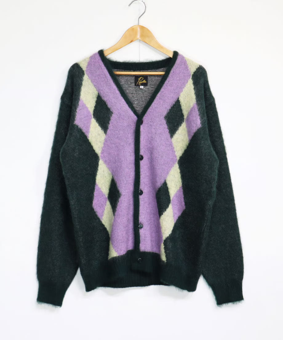 Needles:MOHAIR CARDIGAN - DIAMOND