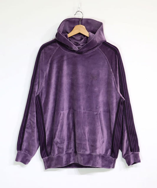 Needles:Track Hoody - C/Pe Velour 【PURPLE】
