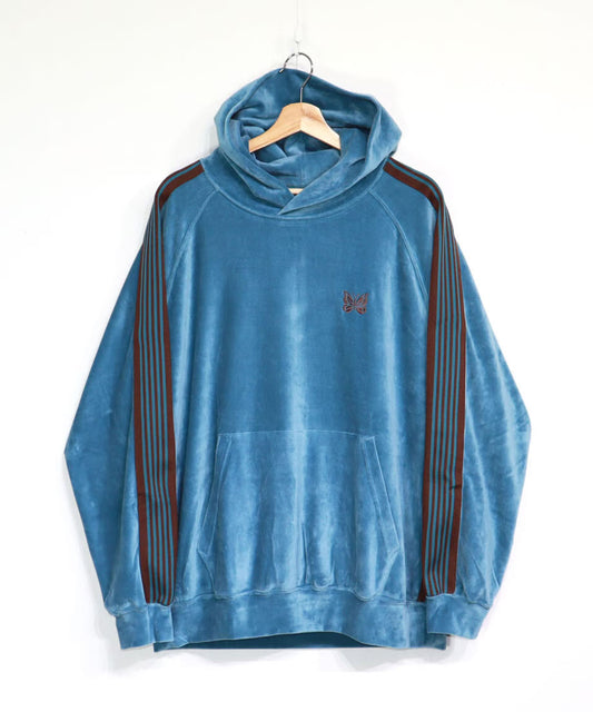 Needles:Track Hoody - C/Pe Velour 【BLUE】