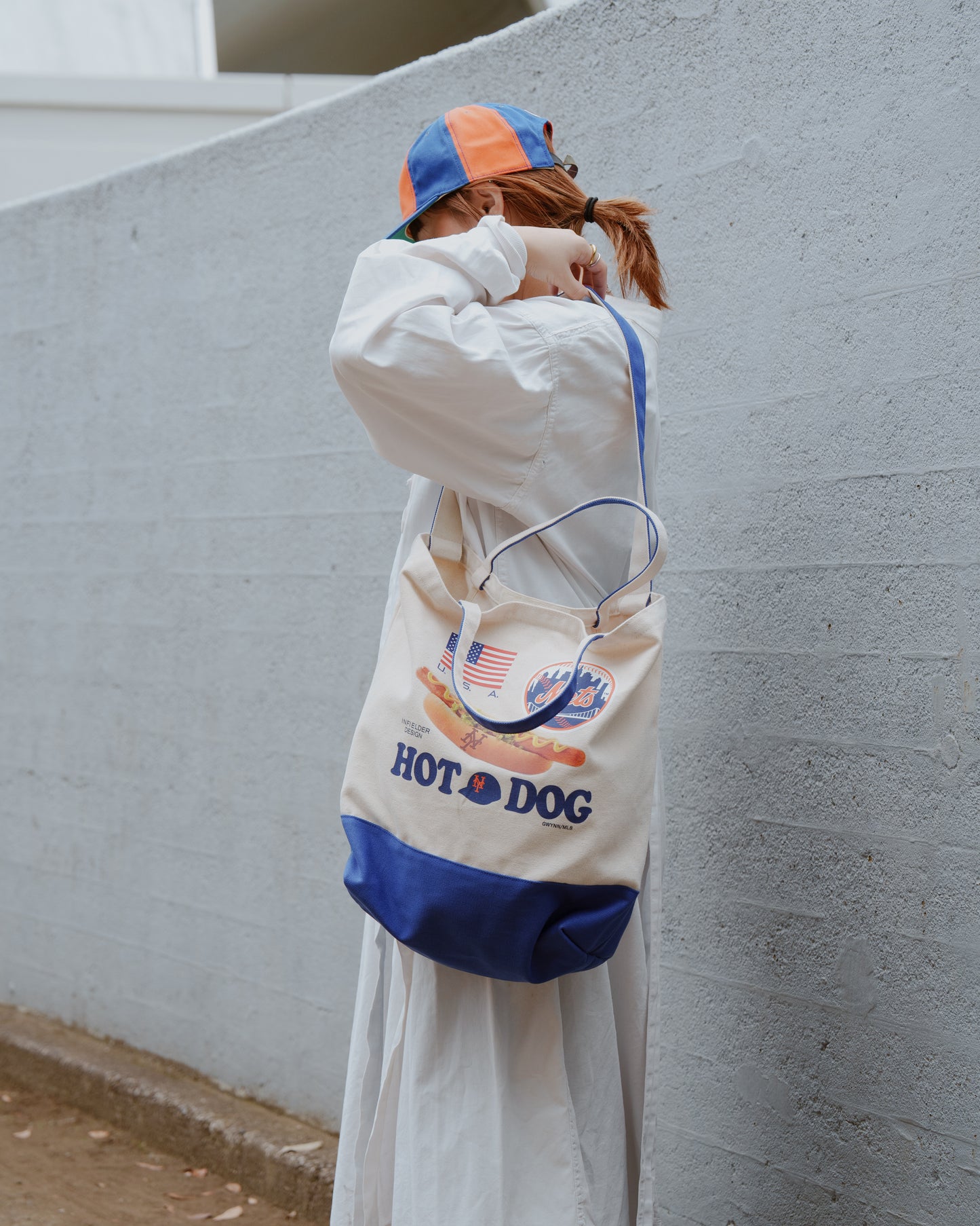 INF×MLB:MLB-258 MLB HOTDOG 2WAY TOTE