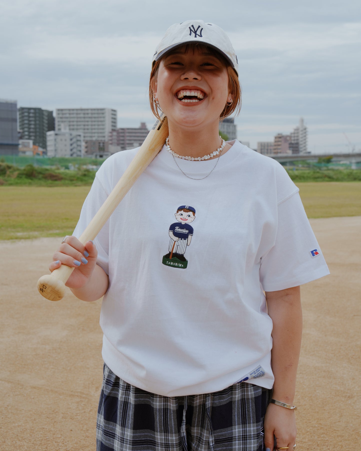 TAMANIWA×RUSSELL : TR-2 BH BOY S/S TEE