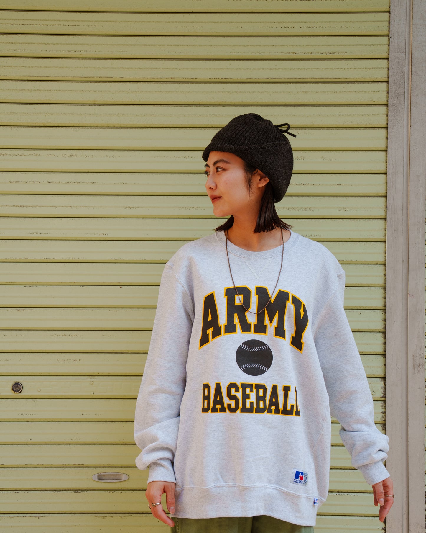 TAMANIWA×RUSSELL: TR-3 ARMY BASEBALL SWEAT