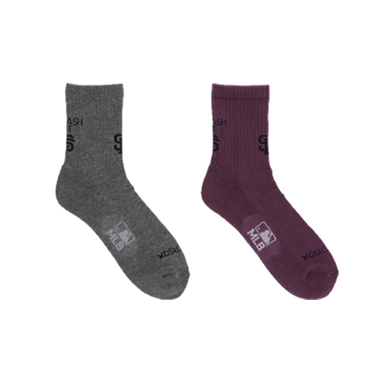 MLB×ROSTER SOX :MLB-134 MLB LOGO SOCKS - SFG