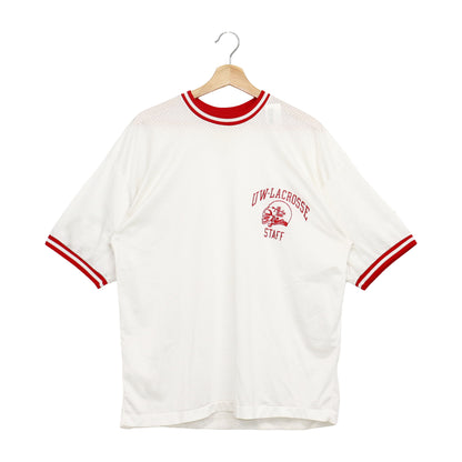 used : (Champion) UW-LACROSSE STAFF Mesh Tee