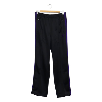 Needles : Track Pant - Poly Smooth 【BLACK×PURPLE】