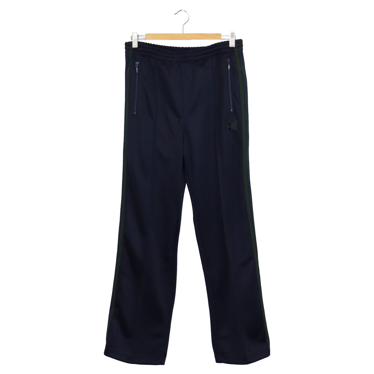 Needles : Track Pant - Poly Smooth 【NAVY×GREN】