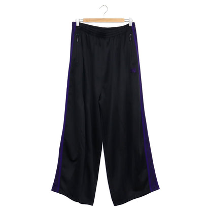 Needles : H.D. Track Pant - Poly Smooth 【BLACK×PURPLE】