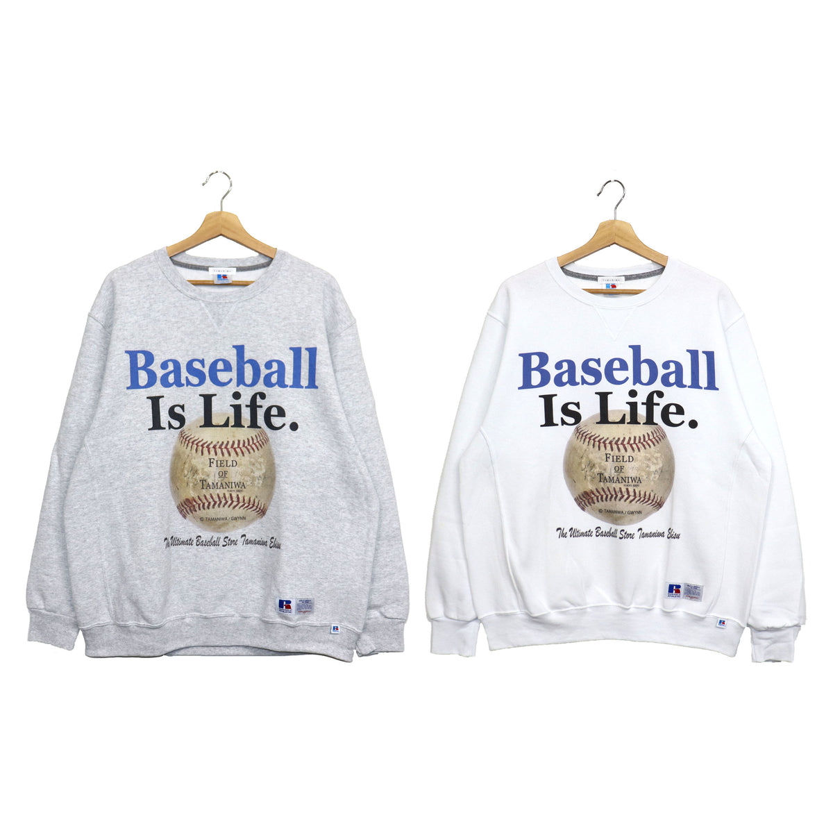 TAMANIWA×RUSSELL : TR-6 BASEBALL IS LIFE SWEAT