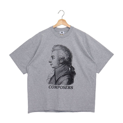 Copycat : Composer S/S Tee (Mozart) - Grey
