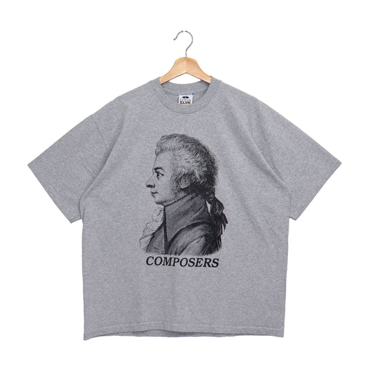Copycat : Composer S/S Tee (Mozart) - Grey