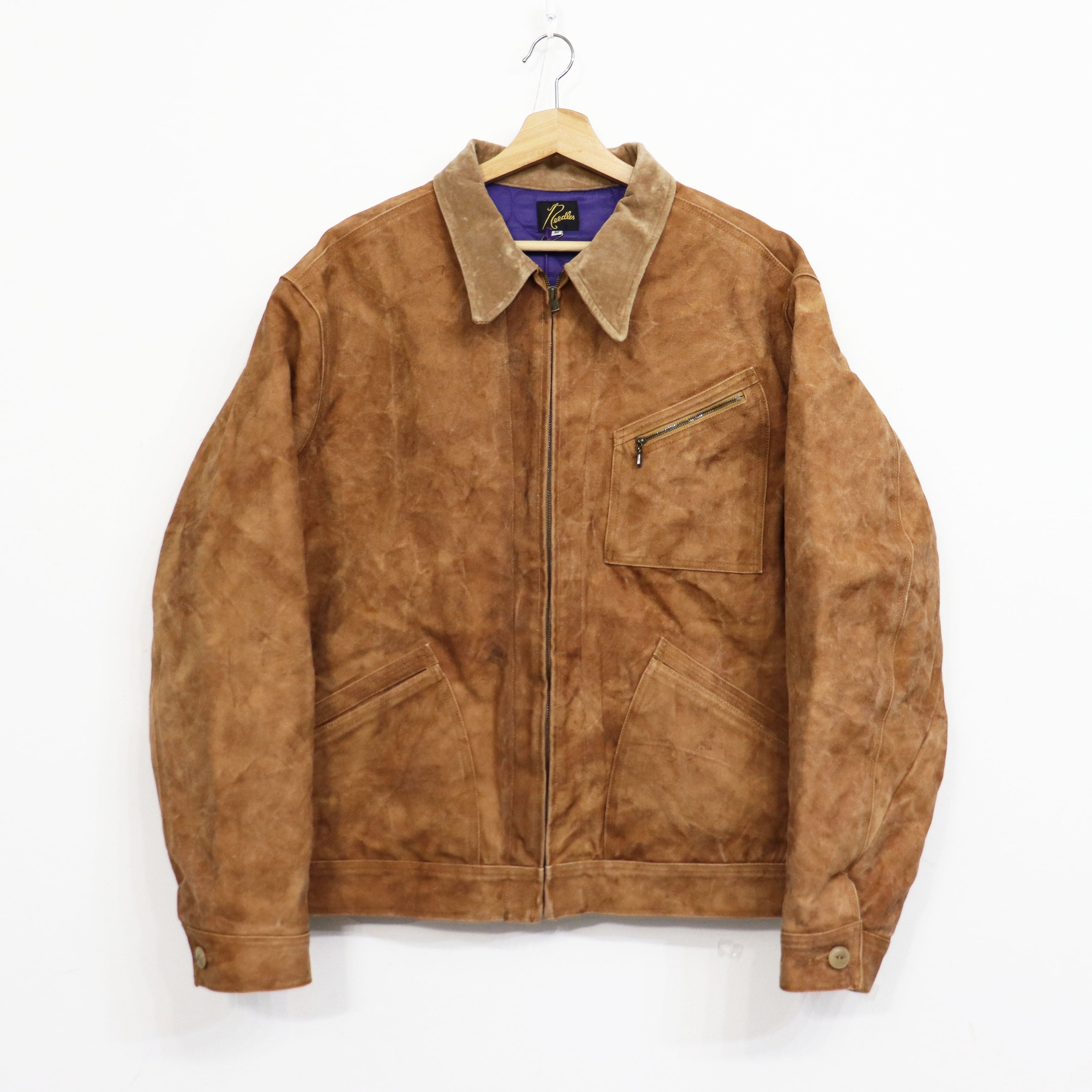 新品 NEEDLES 25AW Work Jacket ワーク ジャケット Needles : Zipped Work Jacket - Duck Canvas / Kakishibu Dye – TAMANIWA