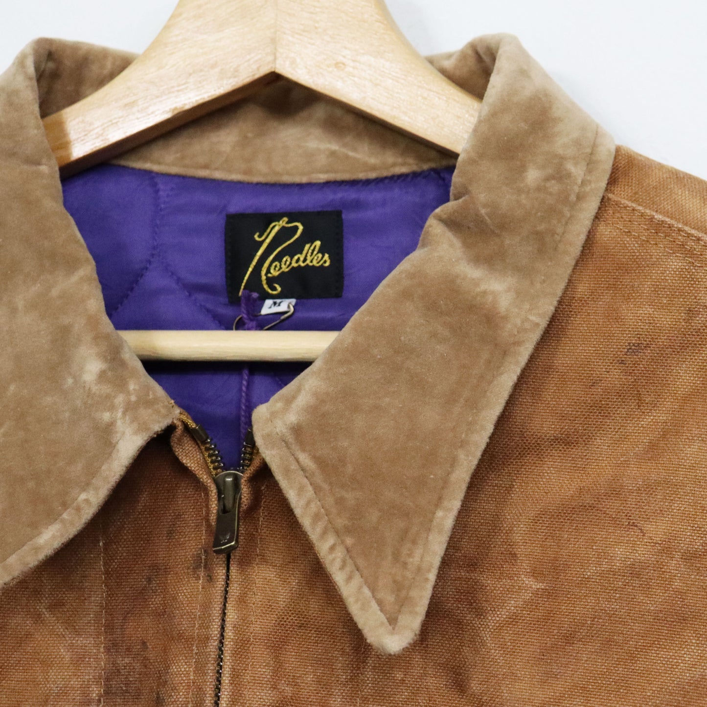 Needles : Short Coverall-10oz Denim / Python Jacquard